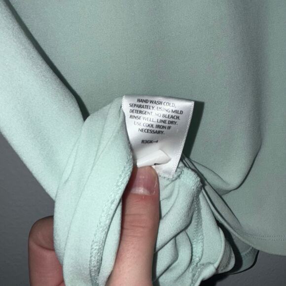 Eileen Fisher 100% Silk Tank Top | Size Large | Mint Green - Picture 11 of 12